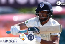Shan Masood’s 98 runs help Derbyshire overcome Middlesex in County Championship Shan Masood's 98 runs