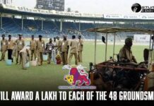 Mumbai Cricket Association will award a lakh to each of the 48 groundsmen Mumbai Cricket Association