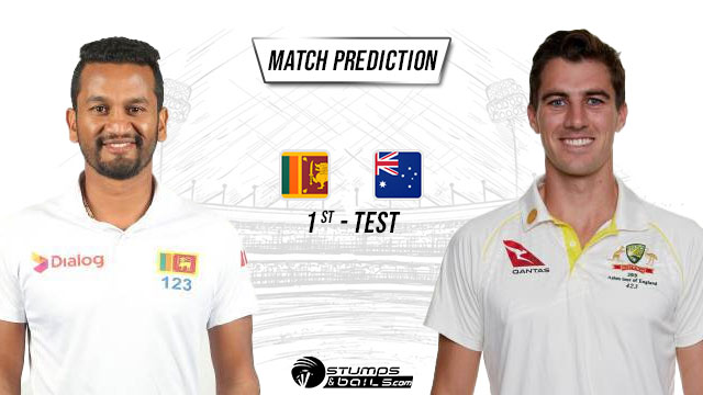 AUS vs SL 1st Test Match Prediction