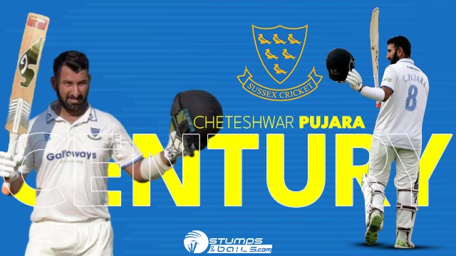 Cheteshwar Pujara Hits Century