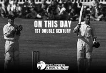 On This Day: History’s First Double Century Hit By Arthur Fagg History’s First Double Century