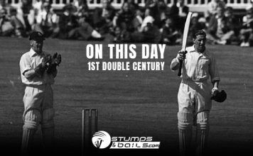 On This Day: History’s First Double Century Hit By Arthur Fagg History’s First Double Century