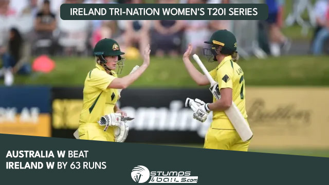 Australia Women vs Ireland Women 4th Match Highlights