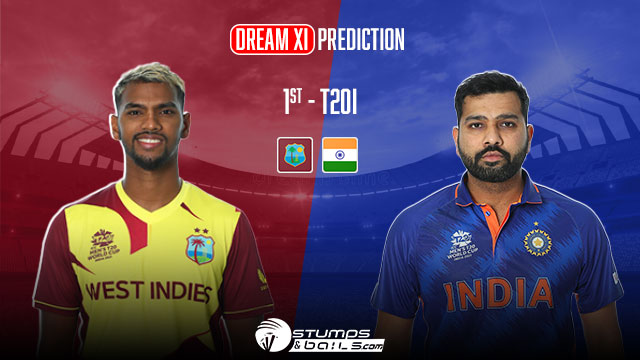 IND Vs WI 1st T20I Dream 11 Prediction