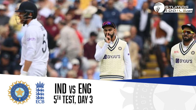 India vs England 5th Test Day 3 Match Highlights