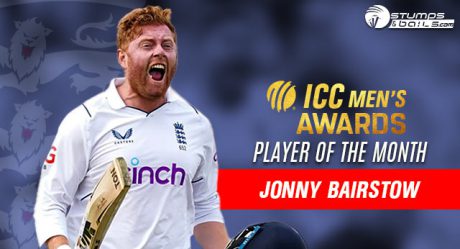 ICC awards Bairstow with the player of the month in Men’s category