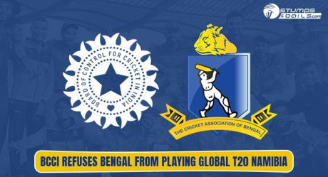 BCCI Refuses Bengal from playing global T20 Namibia.