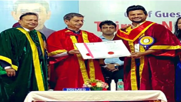 DR Suresh Raina Honorary