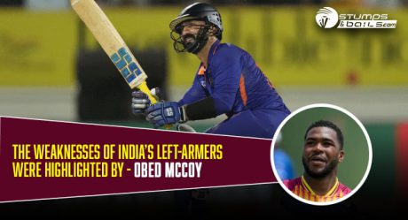 The weaknesses of India’s Left-Armers Were Highlighted By Obed McCoy