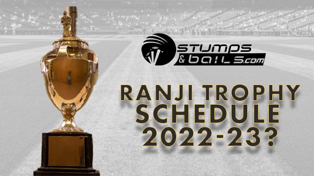 Ranji Trophy 2022-23 schedule
