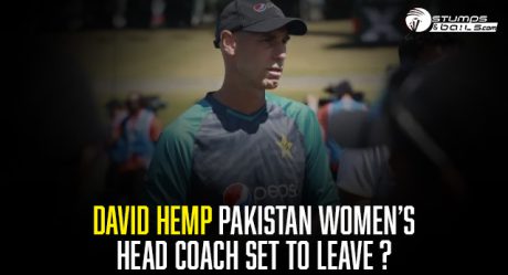 David Hemp Pakistan Women’s Head Coach Set To Leave In October