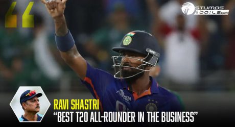 Ravi Shastri says Hardik Pandya is the “best T20 all-rounder in the business”