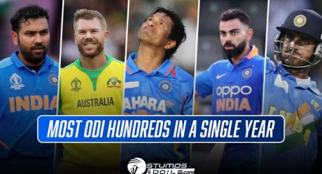 Most ODI Hundreds In A Single Year