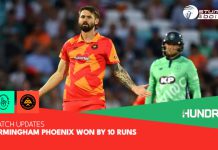The Hundred Match Updates: Birmingham Phoenix seal tense win over Oval Invincibles The Hundred Match Updates