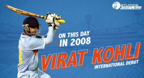 On this day: Virat Kohli Made his International Debut