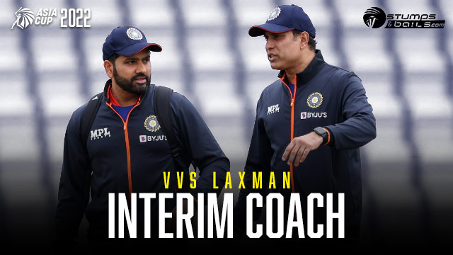 VVS Laxman As Interim Coach