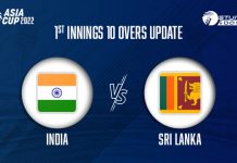 IND Vs SL: Indian skipper Rohit’s fast fifty makes the team launch a tough fight against Sri Lanka; Score 79/2 India vs Sri Lanka 1st Innings 10 Overs Update