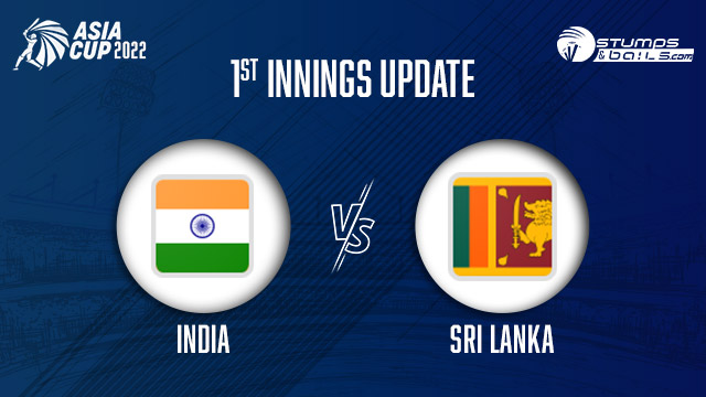 India vs Sri Lanka 1st Innings Update