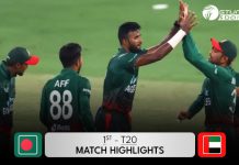 UAE scrambled as Afif Hossain saves Bangladesh BAN vs UAE First T20I Match Highlights