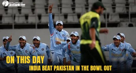 On this day India beat Pakistan in the bowl out