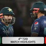 PAK VS ENG 4th T20I: Pakistan Wins Thriller to Level Series 2-2