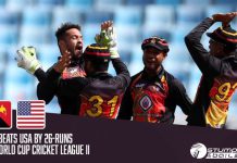 PNG Beats USA by 26-runs in Cricket World Cup League II PNG vs USA Match Highlights