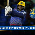 CPL 2022 Match Updates: Barbados Royals beat defending champions by seven wickets