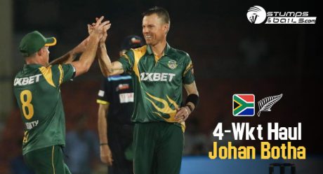 RSWS 2022: Johan Botha’s four-wicket haul helps South Africa beat New Zealand