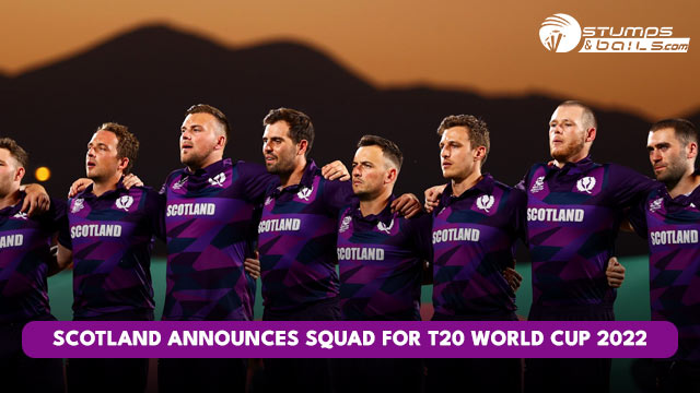Scotland T20 World Cup Squad