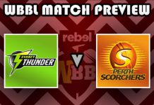 WWBL 08: Sydney Thunder struggle as Sophie Devine guide Perth Scorchers to a 9-wicket victory WBBL08 match preview