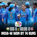 India stun Thailand by 74 runs to reach Women’s Asia Cup final
