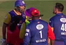Mitchell Johnson and Yusuf Pathan got into an ugly brawl: Legends League 2022 LLC 2022