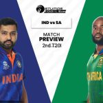 IND Vs SA 2nd T20I: Match Preview