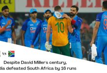India defeated South Africa