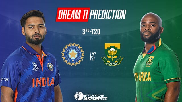IND Vs SA 3rd T20I Dream 11 Prediction – South Africa Tour Of India 2022