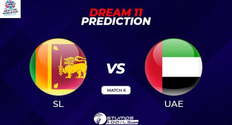 SL Vs UAE Dream 11 Prediction, match 6 off 45, ICC T20 World Cup 2022 Dream 11 Prediction