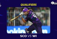 ICC T20 World Cup 2022 Qualifiers: Scotland Post 161 for West Indies to Chase WI vs SCO Live Score