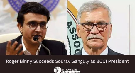 Roger Binny Succeeds Sourav Ganguly as BCCI President