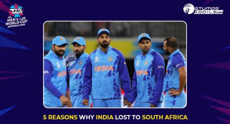 5 reasons why India lost to South Africa – ICC T20 World Cup 2022