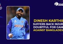 T20 WC 22 IND vs BAN: Dinesh Karthik suffers back injury, doubtful for game against Bangladesh Dinesh Karthik injury