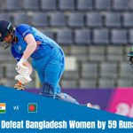 Women’s Asia Cup 2022: India Women Defeat Bangladesh Women by 59 Runs