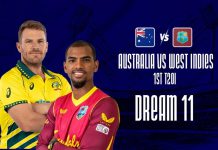 AUS Vs WI 1st ODI Dream 11 Prediction, West Indies tour of Australia 2022 Dream 11 Prediction AUS vs WI Dream11 Prediction