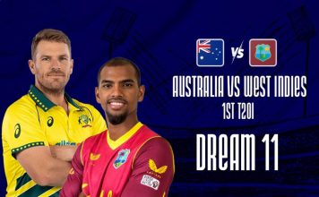 AUS Vs WI 1st ODI Dream 11 Prediction, West Indies tour of Australia 2022 Dream 11 Prediction AUS vs WI Dream11 Prediction
