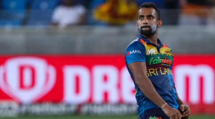 Sri Lanka's Chamika Karunaratne