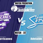 Hobart Hurricanes vs Adelaide Strikers, Match Prediction: WBBL 2022