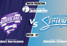 Hobart Hurricanes vs Adelaide Strikers, Match Prediction: WBBL 2022 HBHW vs ADSW Match Prediction