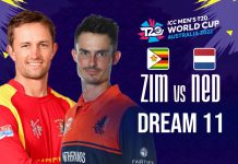 ZIMBABWE VS NETHERLAND DREAM 11 PREDICTIONS: ICC T20 WORLD CUP 2022 ZIM VS NED DREAM 11 PREDICTION