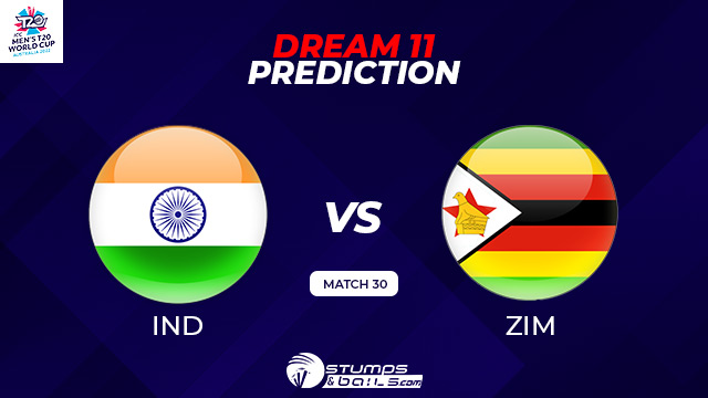 IND vs ZIM Dream 11 Prediction