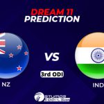 NZ Vs IND 3rd ODI Dream 11 Prediction, India Tour Of New Zealand 2022, NZ Vs IND Dream 11 Fantasy Tips