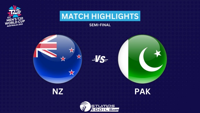 NZ vs PAK Semifinals Match Highlights